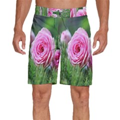 Flowers Men s Beach Shorts by artworkshop