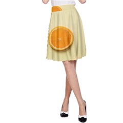 Fruite Orange A-line Skirt by artworkshop