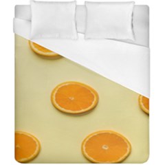 Fruite Orange Duvet Cover (california King Size) by artworkshop