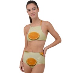 Fruite Orange High Waist Tankini Set by artworkshop