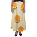 Fruite Orange Flared Maxi Skirt View1