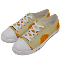 Fruite Orange Women s Low Top Canvas Sneakers by artworkshop