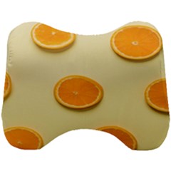 Fruite Orange Head Support Cushion by artworkshop