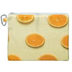 Fruite Orange Canvas Cosmetic Bag (xxl)