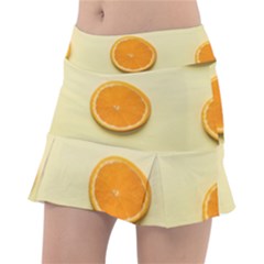 Fruite Orange Classic Tennis Skirt by artworkshop