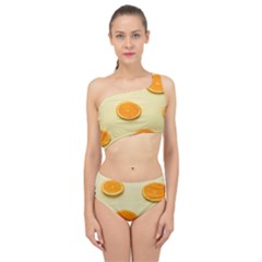 Fruite Orange Spliced Up Two Piece Swimsuit by artworkshop