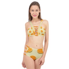 Fruite Orange Cage Up Bikini Set by artworkshop