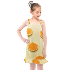 Fruite Orange Kids  Overall Dress by artworkshop