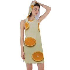 Fruite Orange Racer Back Hoodie Dress by artworkshop