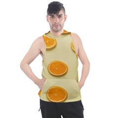 Fruite Orange Men s Sleeveless Hoodie by artworkshop