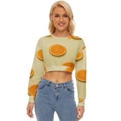 Fruite Orange Lightweight Long Sleeve Sweatshirt by artworkshop