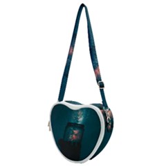 Swimming  Heart Shoulder Bag by artworkshop