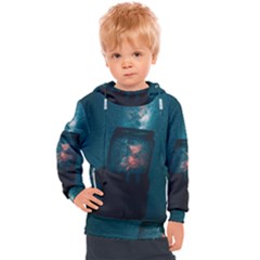 Swimming  Kids  Hooded Pullover by artworkshop