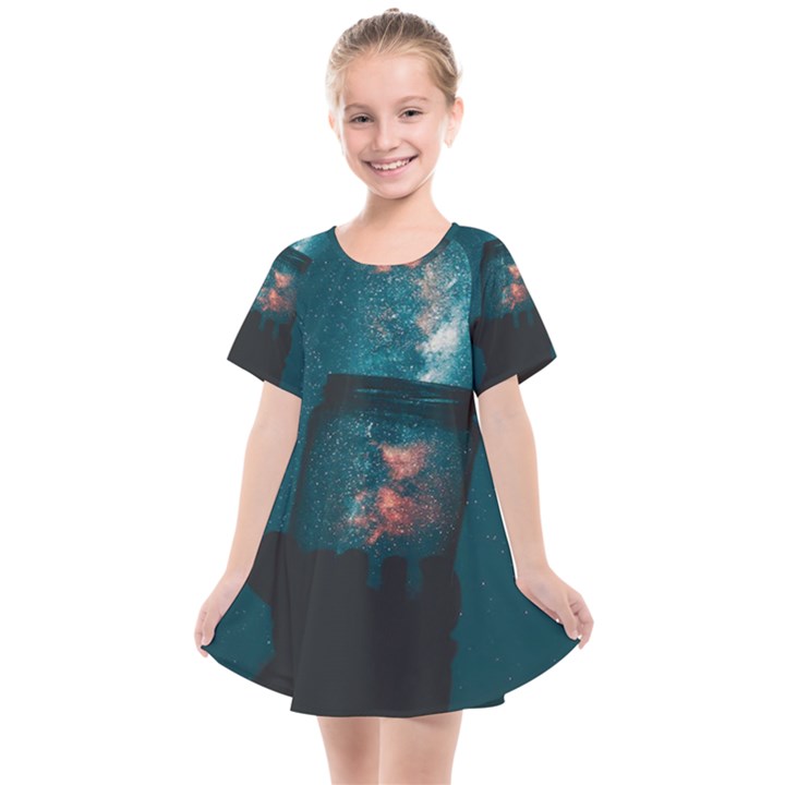 Swimming  Kids  Smock Dress