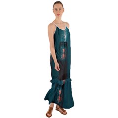 Swimming  Cami Maxi Ruffle Chiffon Dress by artworkshop