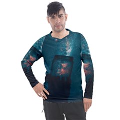 Swimming  Men s Pique Long Sleeve Tee