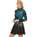 Swimming  Long Sleeve Velour Longline Dress View2