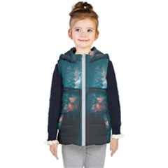 Sweming Kids  Hooded Puffer Vest by artworkshop