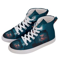 Sweming Women s Hi-top Skate Sneakers by artworkshop