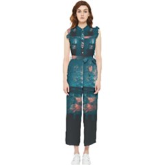 Sweming Women s Frill Top Chiffon Jumpsuit by artworkshop