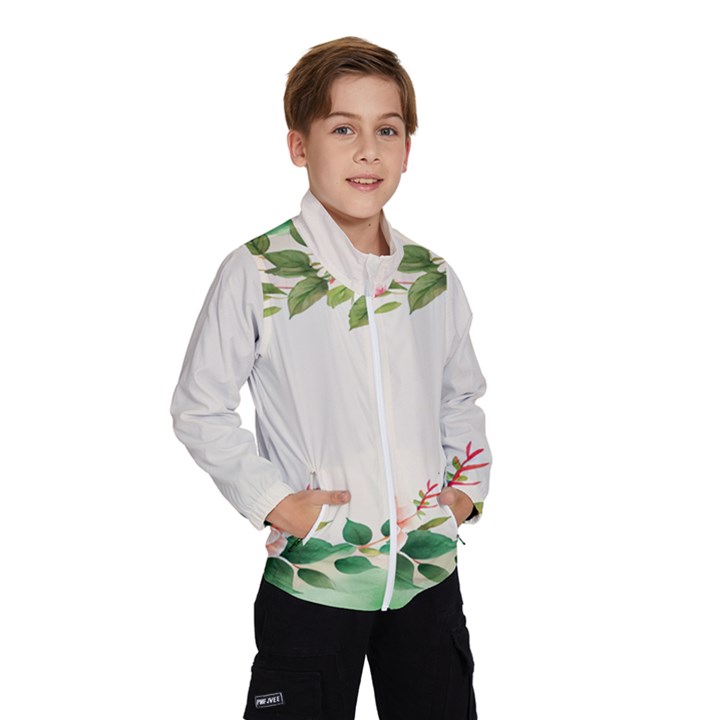 Watercolor Flower Kids  Windbreaker