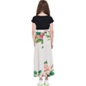 Watercolor Flower Kids  Flared Maxi Skirt View2