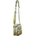 Watercolor Yellow And-white Flower Background Shoulder Strap Belt Bag View1