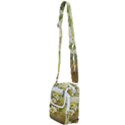 Watercolor Yellow And-white Flower Background Shoulder Strap Belt Bag View2