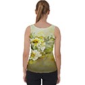 Watercolor Yellow And-white Flower Background Velvet Tank Top View2