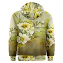 Watercolor Yellow And-white Flower Background Men s Overhead Hoodie View2