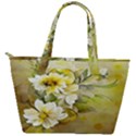 Watercolor Yellow And-white Flower Background Back Pocket Shoulder Bag  View2