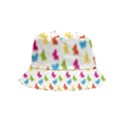 Butterfly Pattern Design Wallpaper Background Inside Out Bucket Hat (Kids) View2