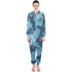 Graphic Design Wallpaper Abstract Hooded Jumpsuit (ladies)