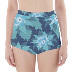 Graphic Design Wallpaper Abstract High-waisted Bikini Bottoms by Ravend