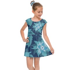 Graphic Design Wallpaper Abstract Kids  Cap Sleeve Dress by Ravend