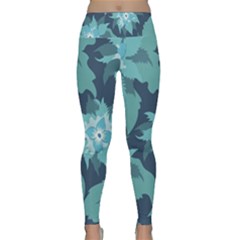 Graphic Design Wallpaper Abstract Lightweight Velour Classic Yoga Leggings by Ravend