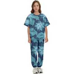 Graphic Design Wallpaper Abstract Kids  Tee And Pants Sports Set