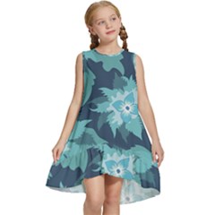 Graphic Design Wallpaper Abstract Kids  Frill Swing Dress by Ravend