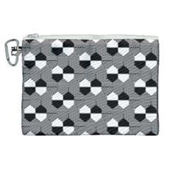 Geometric Pattern Line Form Texture Structure Canvas Cosmetic Bag (xl) by Ravend