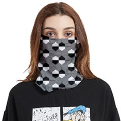 Geometric Pattern Line Form Texture Structure Face Covering Bandana (two Sides) by Ravend