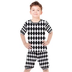 Fabric Pattern Seamless Pattern Vintage Thai Pattern Kids  Tee And Shorts Set by Ravend