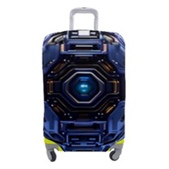 Ai Generated Digital Technology Computer Internet Luggage Cover (small) by Ravend