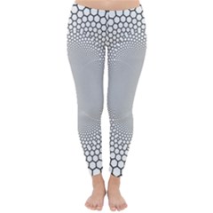 Hexagon Honeycombs Pattern Structure Abstract Classic Winter Leggings by Ravend