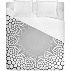 Hexagon Honeycombs Pattern Structure Abstract Duvet Cover (california King Size) by Ravend