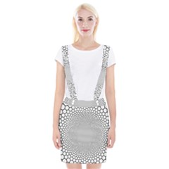 Hexagon Honeycombs Pattern Structure Abstract Braces Suspender Skirt by Ravend