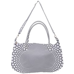 Hexagon Honeycombs Pattern Structure Abstract Removal Strap Handbag by Ravend