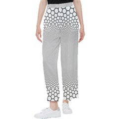 Hexagon Honeycombs Pattern Structure Abstract Women s Pants  by Ravend