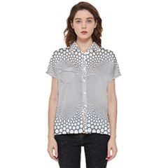 Hexagon Honeycombs Pattern Structure Abstract Short Sleeve Pocket Shirt by Ravend