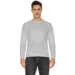 Hexagon Honeycombs Pattern Structure Abstract Men s Fleece Sweatshirt by Ravend