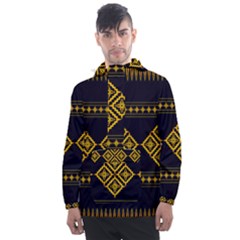 Abstract Antique Architecture Art Artistic Artwork Men s Front Pocket Pullover Windbreaker by Ravend